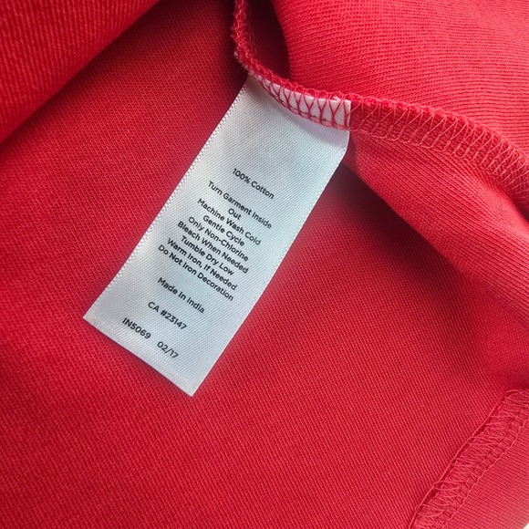 Talbots Petites NWT Red Cotton Eyelet Cap Sleeve Fit and Flare Dress Size P - XS - Picture 4 of 11